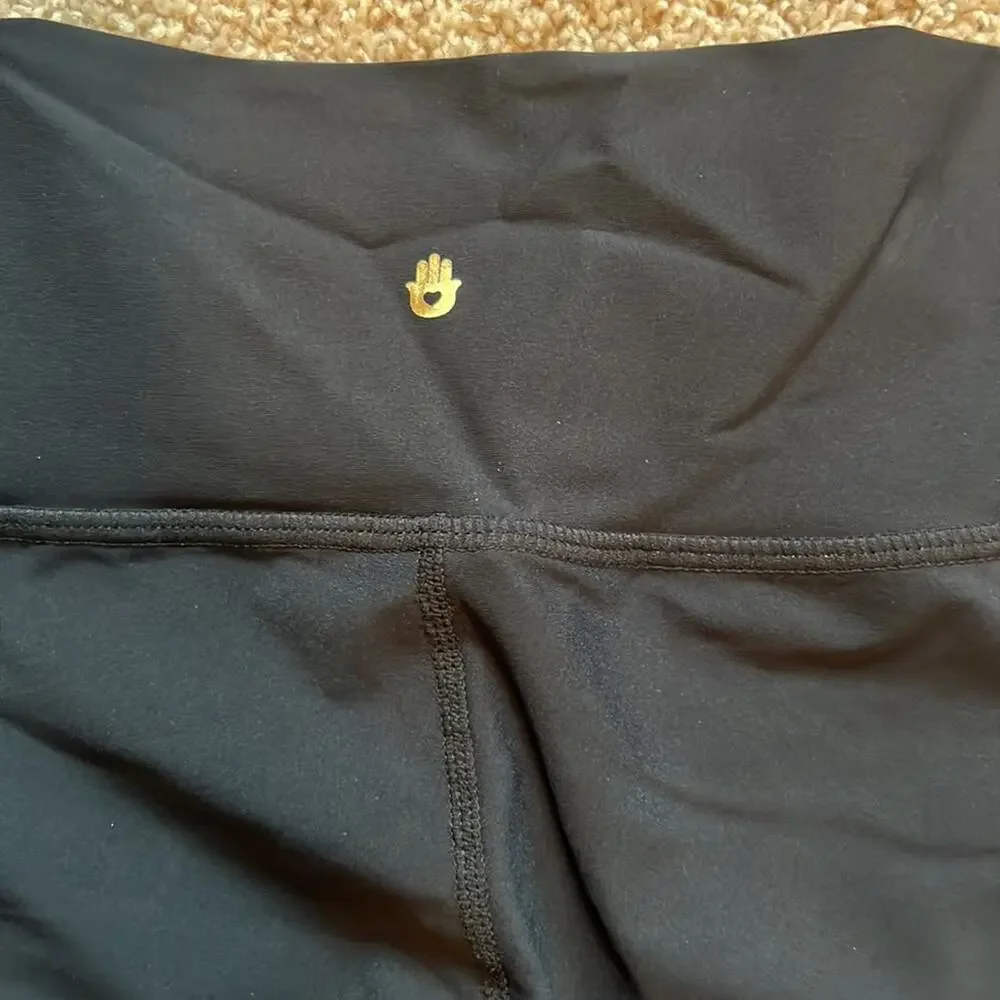 Spiritual Gangster Rainbow Striped Leggings Size M - Picture 6 of 8